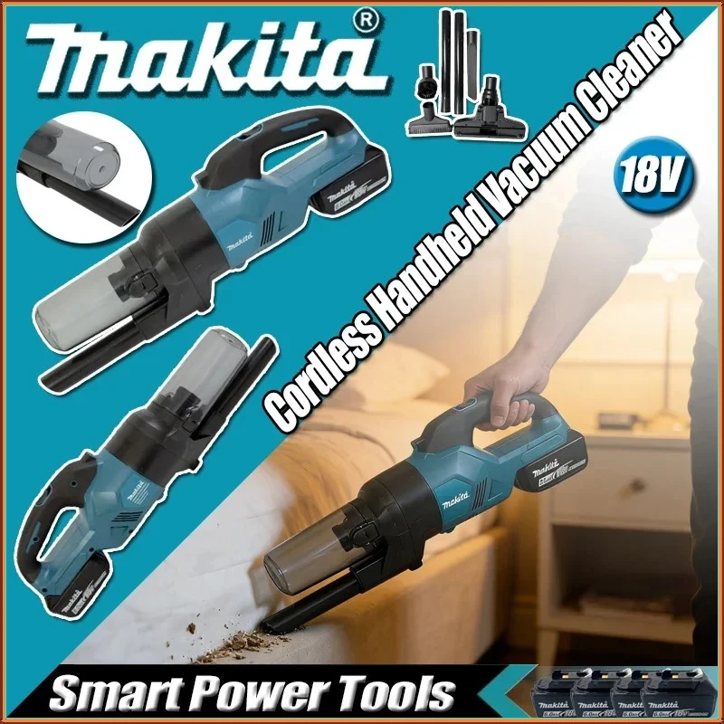 

Беспроводной электрический пылесос Makita: портативный, эффективный, для дома, промышленности и строительства, совместим с аккумуляторами Makita
