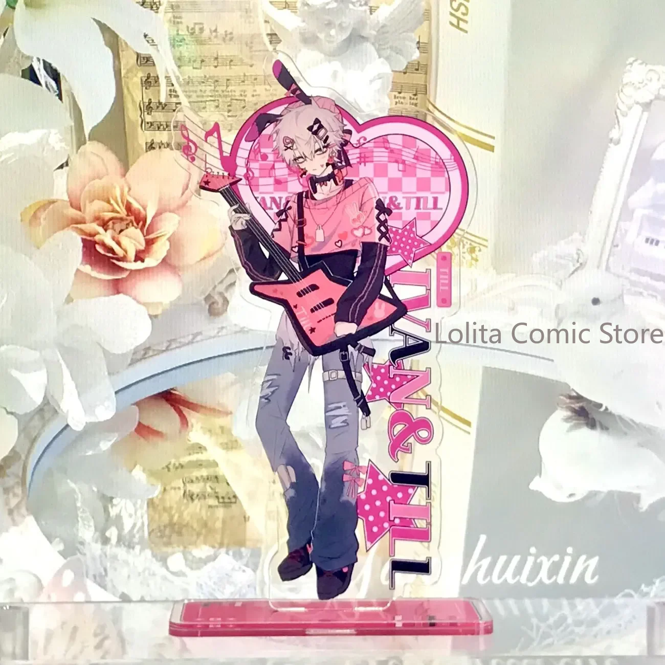

Anime Alien Stage IVAN TILL Accessories Ornament Cosplay Cartoon Acrylic Standing Sign Desktop Decoration Halloween Gift