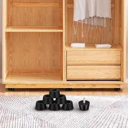 100 Pcs Anti-slip Feet Furniture Leg Pads Bumper Floor Chair for Table Wedge Rubber Cutting Board
