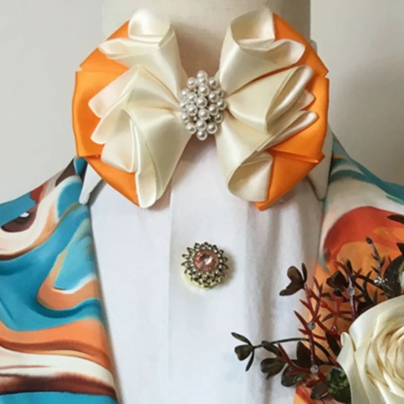 اليدوية الزفاف القوس العلاقات الرجال النساء بدلة عمل قميص الملحقات الأصلي Devise الراقية مجوهرات هدية طوق زهرة بروش #1