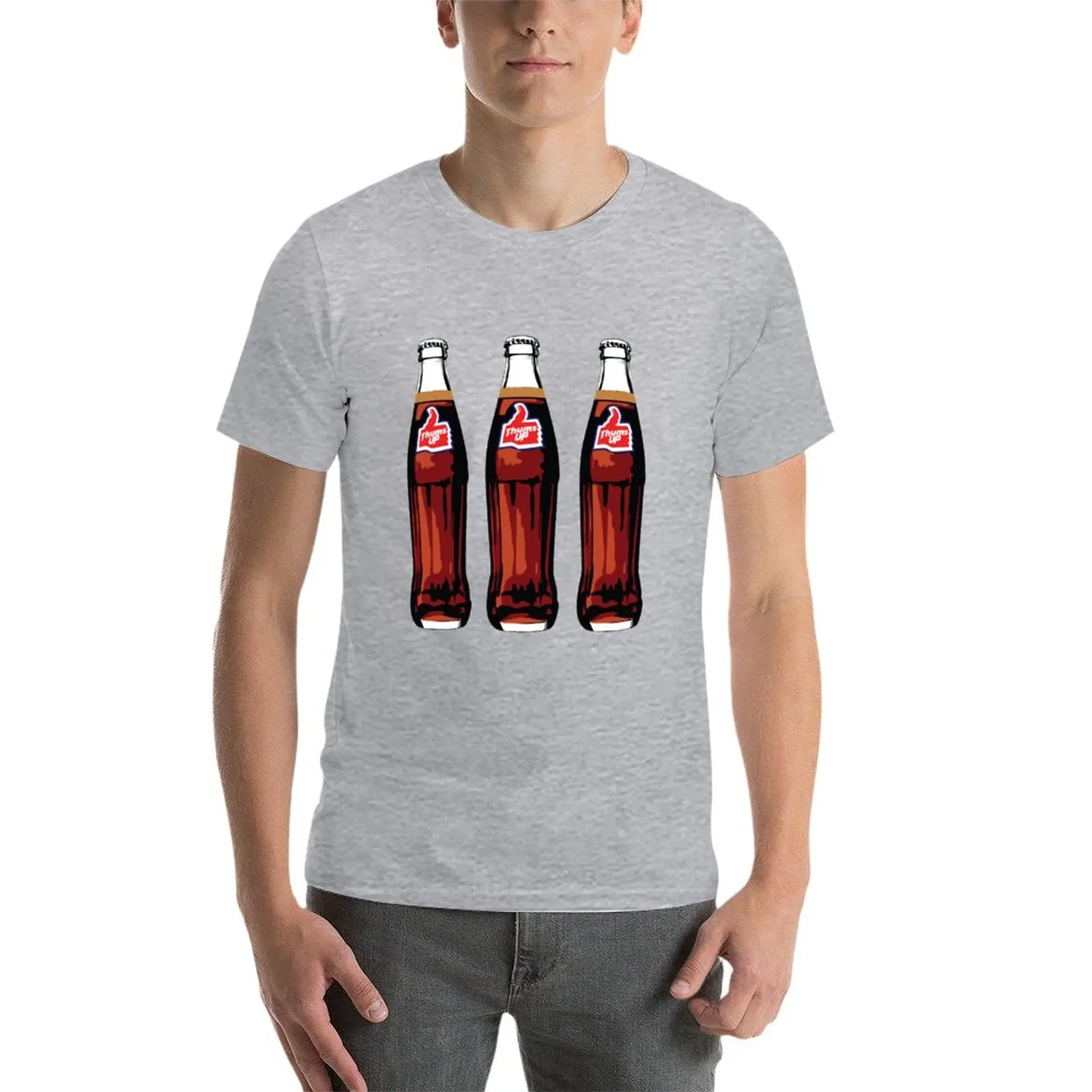 T-shirt graphique Thums Up pour hommes, blondie, grande taille, médicaments, chemises de chat