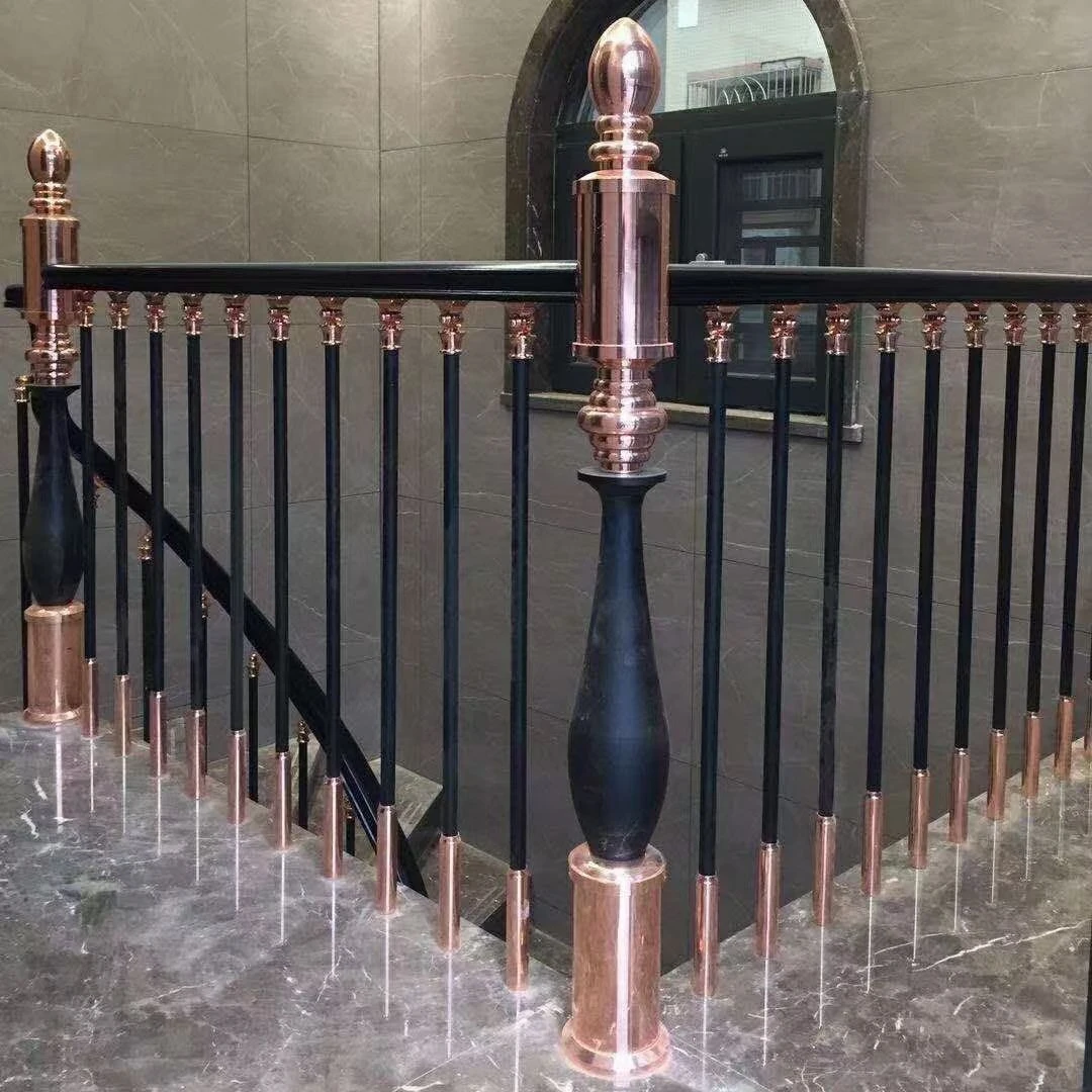 التخصيص الألومنيوم الفن الدرابزين للدرج