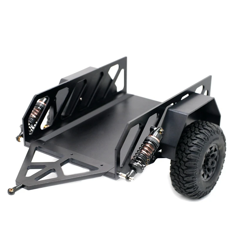 

Trailer Car Cargo Carrier With Shock Absorber For 1/10 RC Crawler Car Axial SCX10 Traxxas Trx4 RC4WD D90 Redcat Tamiya