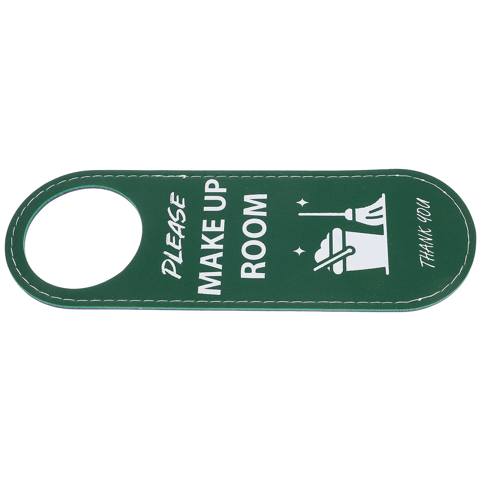 

Double Sided PU Do Not Disturb Door Hanger Sign Hotel Room Reminder Tag Hanging Hotel Door Knob Sign Guest House Use