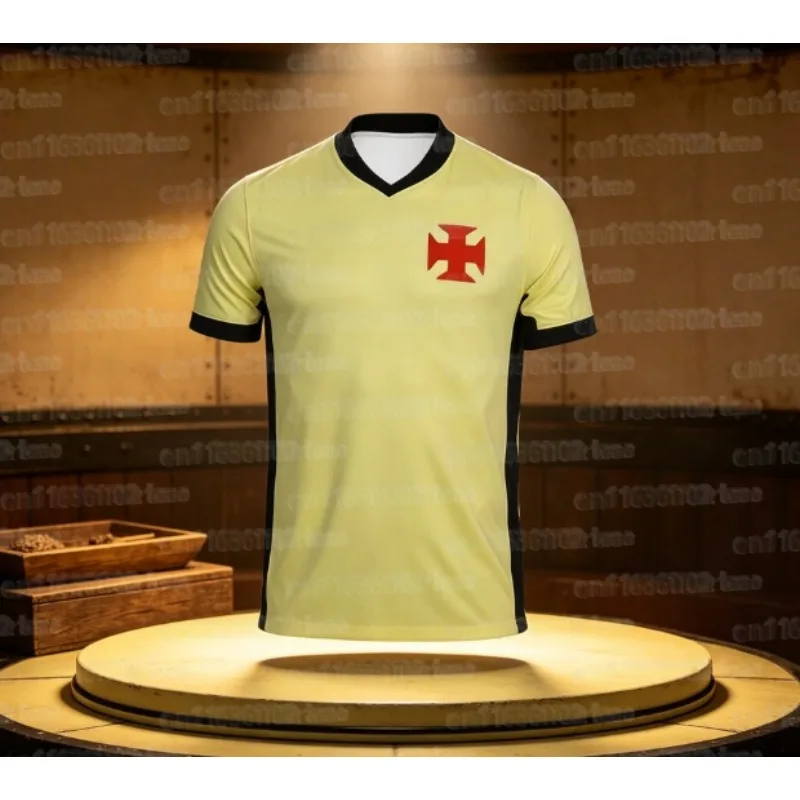 2026_2027 Vasco Da Gama Brasilianisches Fußball-Fan-Trikot 3D-Druck Familienstil Sportliches Atmungsaktives Schnelltrocknendes Streetwear-Oberteil – Detail 4