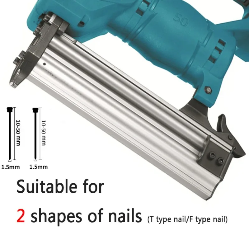 Nail s 18V Li Ion Cordless 2 Inch Nailer Stapler With LED Lighting When Working
