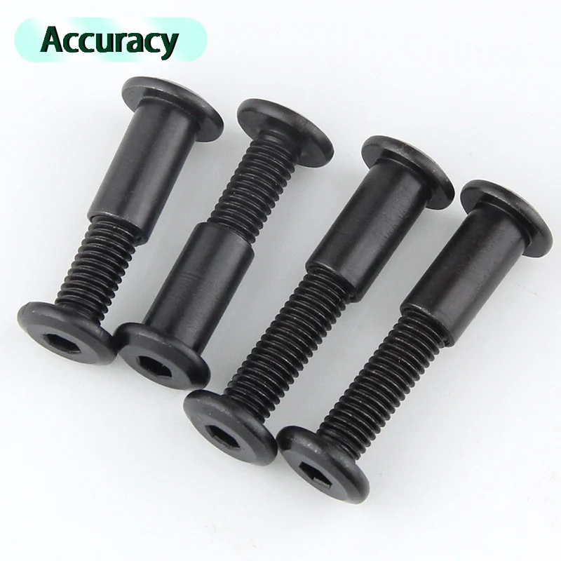 M6 Black Female Screw To Lock Screw Nut Butt Screw Inner Six Combination Plywood Screw To Knock Screw Home Repair Bolts