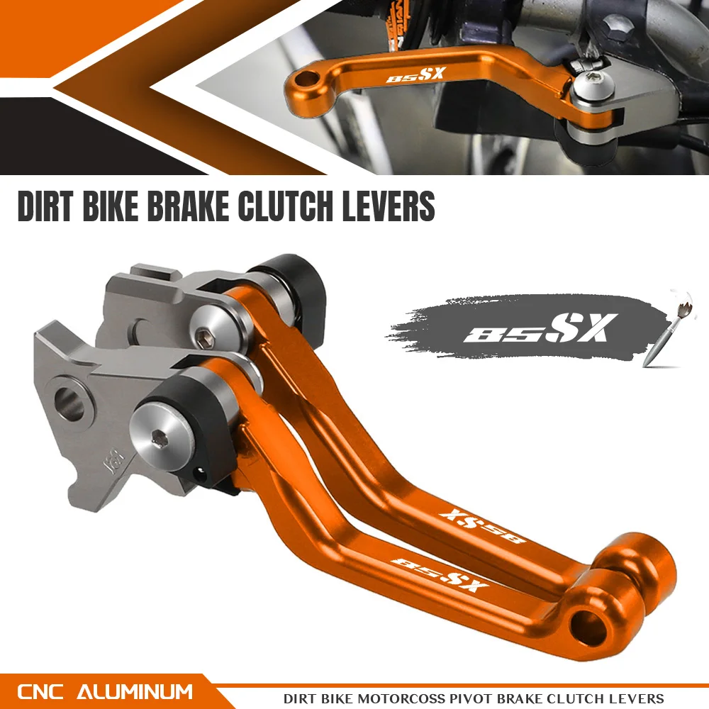 

CNC Aluminum Dirt Bike Pivot Brake Clutch Levers Accessories For 85SX XC 2003 2004 2005 2006 2007 2008 2009 2010 2011 2012