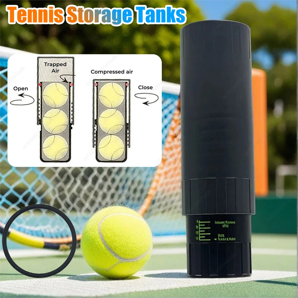 

Tennis Ball Pressure Maintain Repair Container Tennis Ball Saver Tennis Ball Box for Tennis Ball Shape Restore Bounce Ball Prote