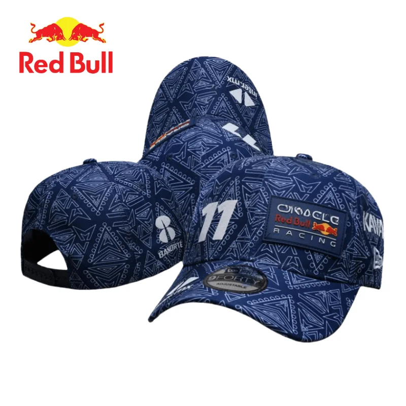 AliExpress Fashionable Red Bull cycling cap, outdoor casual baseball cap, sun protection sun hat, adjustable