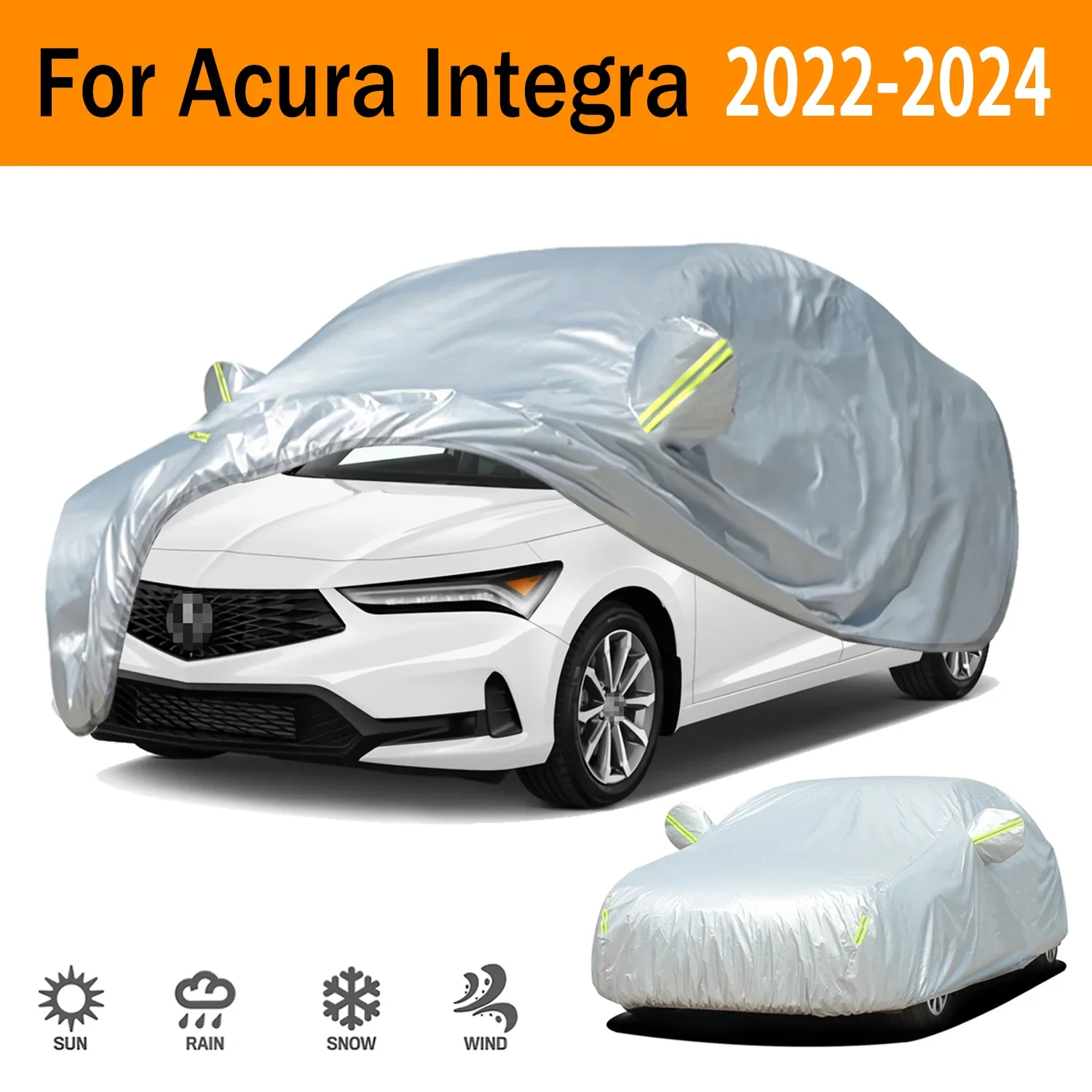 

For Acura Integra Outdoor Protection Full Car Covers Snow Cover Sunshade Waterproof Dustproof Exterior Car accessories