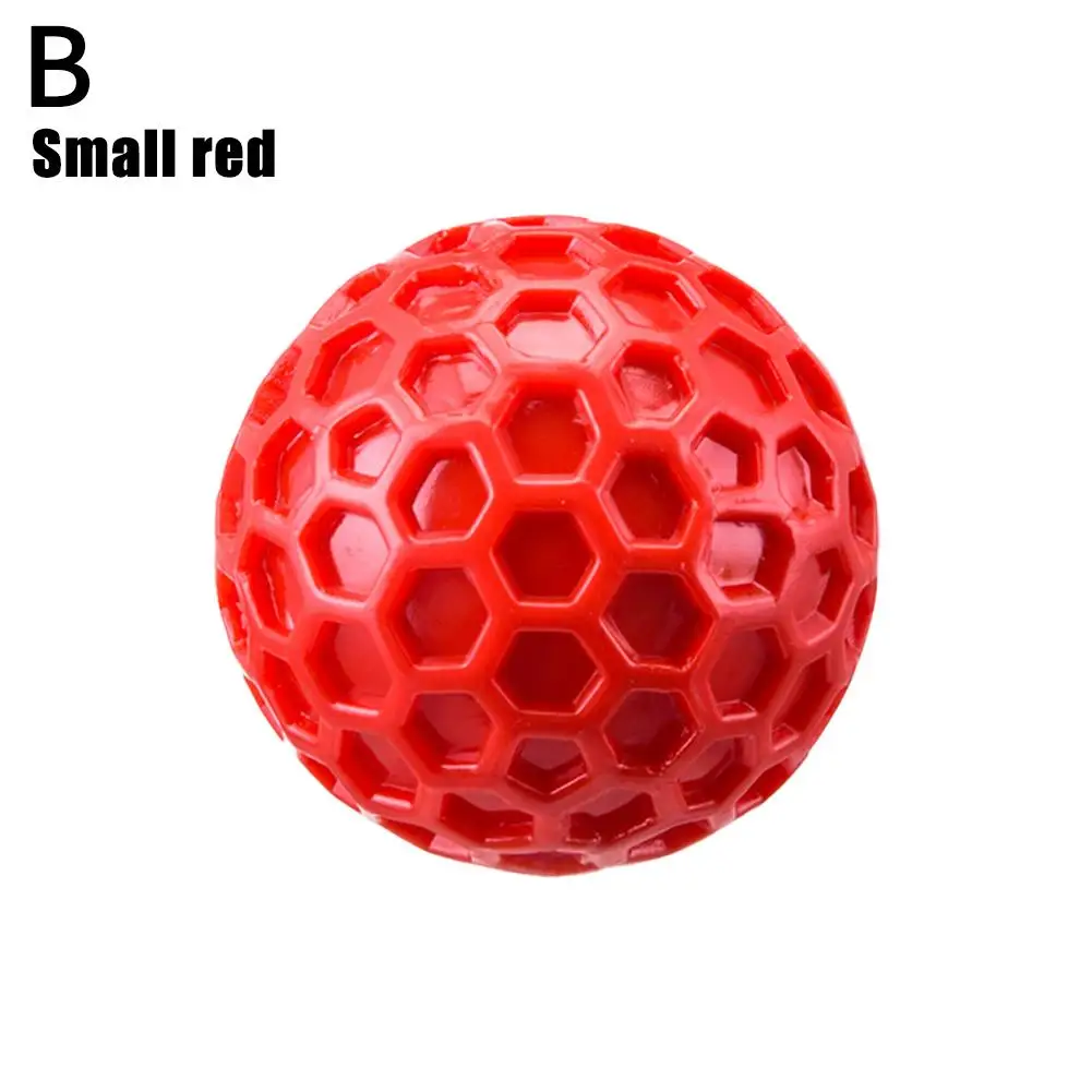 Bolas de panal chirriantes para perros, juguetes para masticar, limpieza Natural, bolas de molienda de goma, productos para dientes de mascota K0d0
