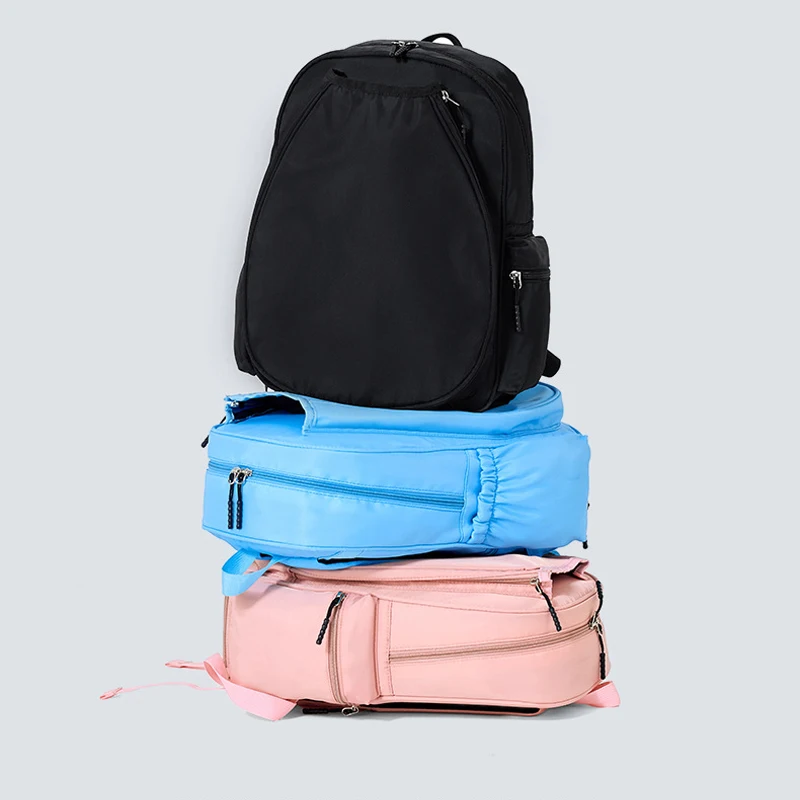 Badminton Racket Sports Bag Spacious Solid Color Racquet Sport Backpack Multifunctional Functional Wear-resistant Pack