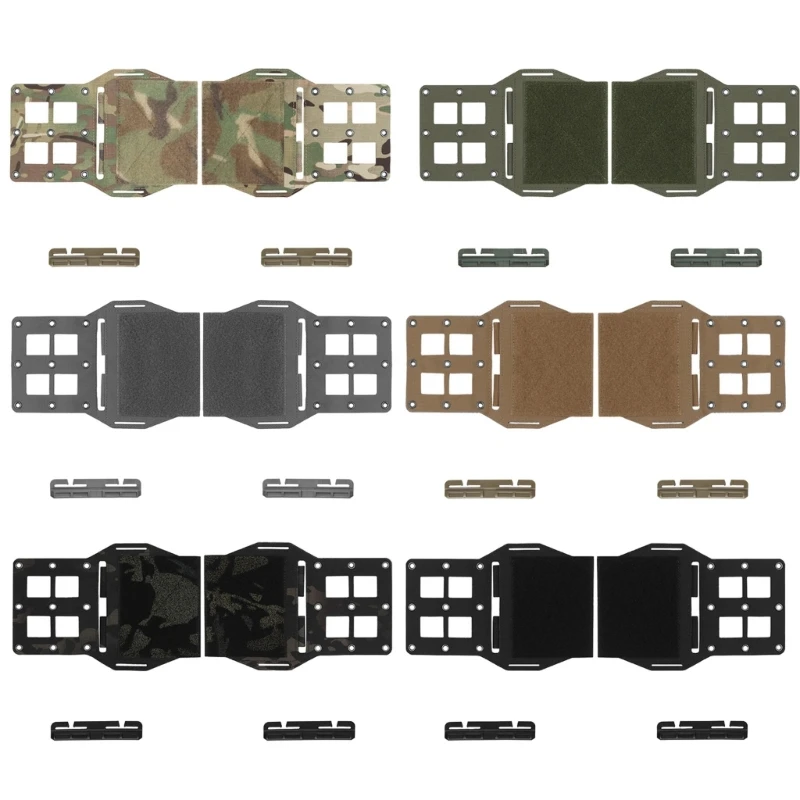 A9LD Tactic Vest Side Expansion Platform Panel Tactic Webbing Module Accessories with Hook and Looped Panel Mounting Platform