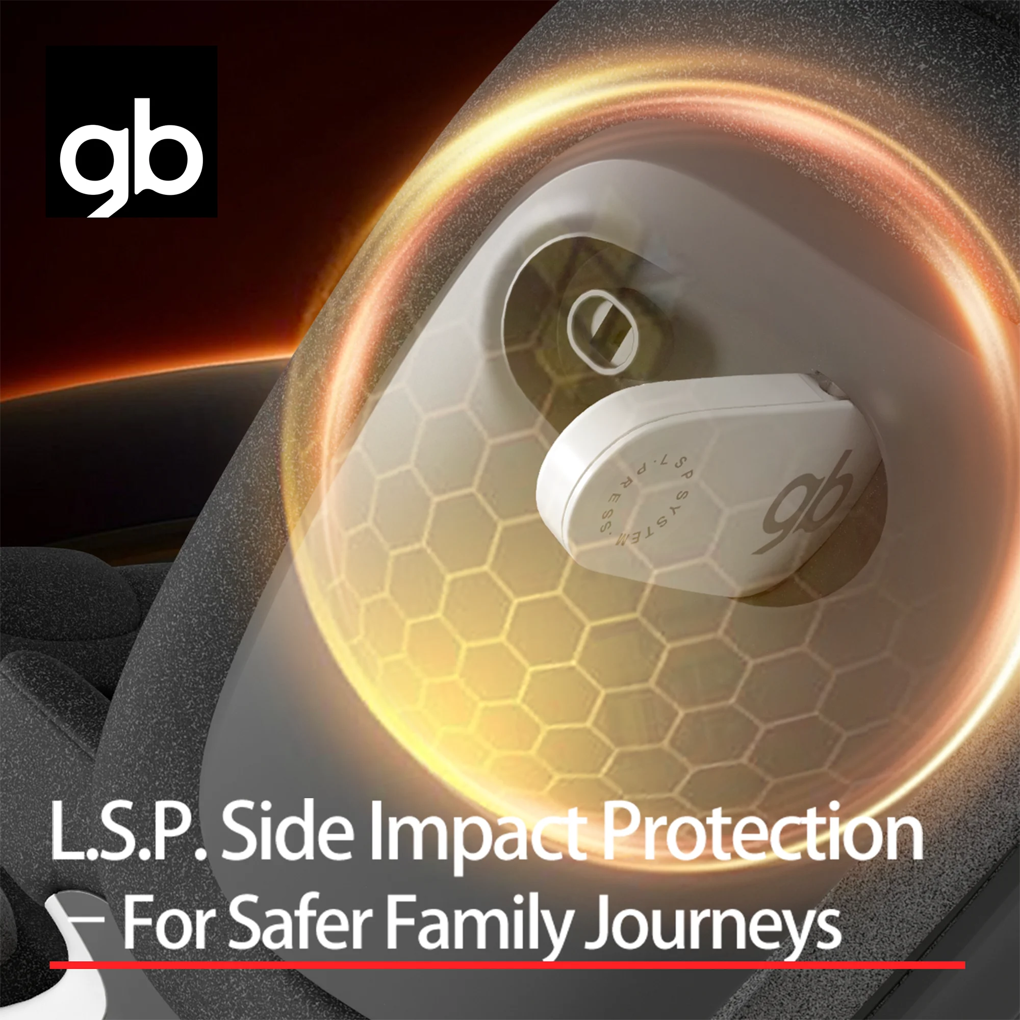 مقعد سيارة gb Pockit، مقعد سيارة للأطفال قابل للطي ومدمج للغاية - 9M-12Y، ارتفاع قابل للتعديل مع حماية من الصدمات الجانبية LSP، 80 كم/ساعة #6