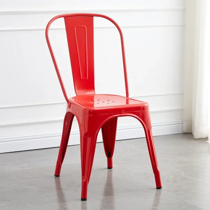 

'High Quality Vintage Industrial Style Stackable Outdoor Furniture Chairs Iron Metal Restaurant Dinning Chair