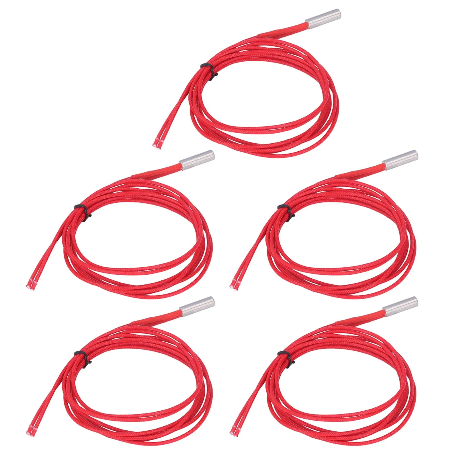 5PCS 12V 40W Cartridge Heater Stainless Steel Copper Heating Tube for 3D Printer 6x20mm