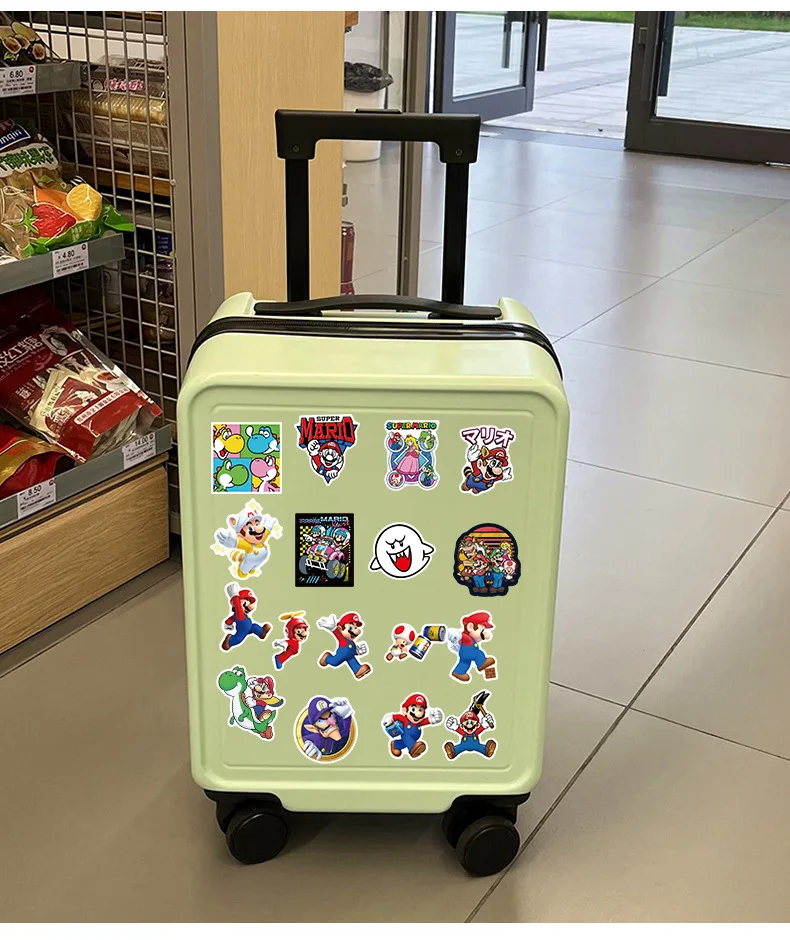 50/100Pcs Cute Game Super Mario Bros Cartoon Stickers Anime DIY Phone Laptop Luggage Skateboard Vinyl Kawaii Decal for Kid