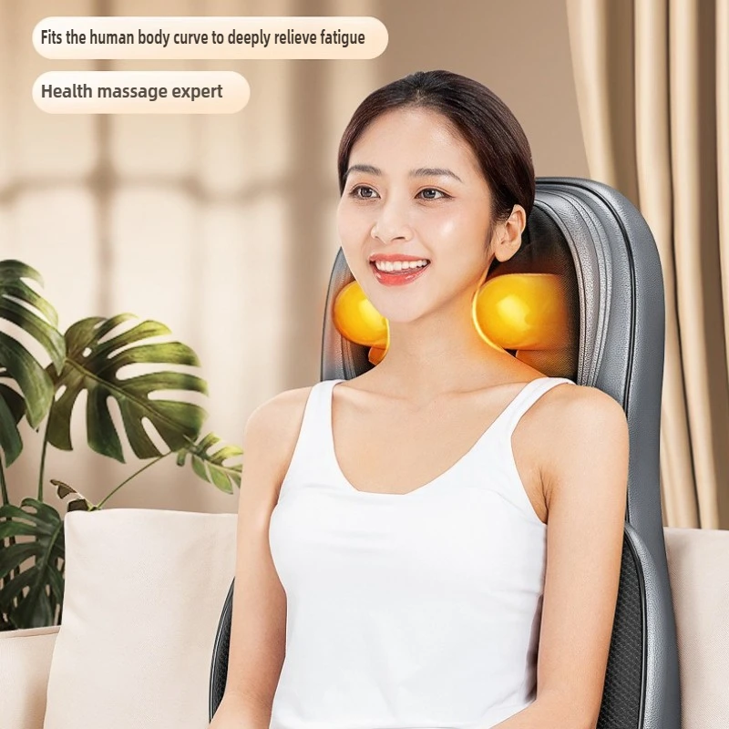 Car home dual-use massage pad, waist and neck multifunctional electric leg hot compress, back kneading full body massager