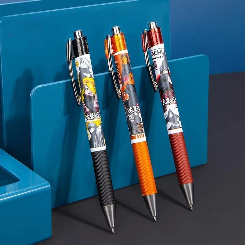 NARUTO Uzumaki Naruto Hatake Kakashi Uchiha Obito Kreativer Cartoon-Gelstift Glatt und langlebig schreibender Unterschriftenstift Studentengeschenk – Detail 3