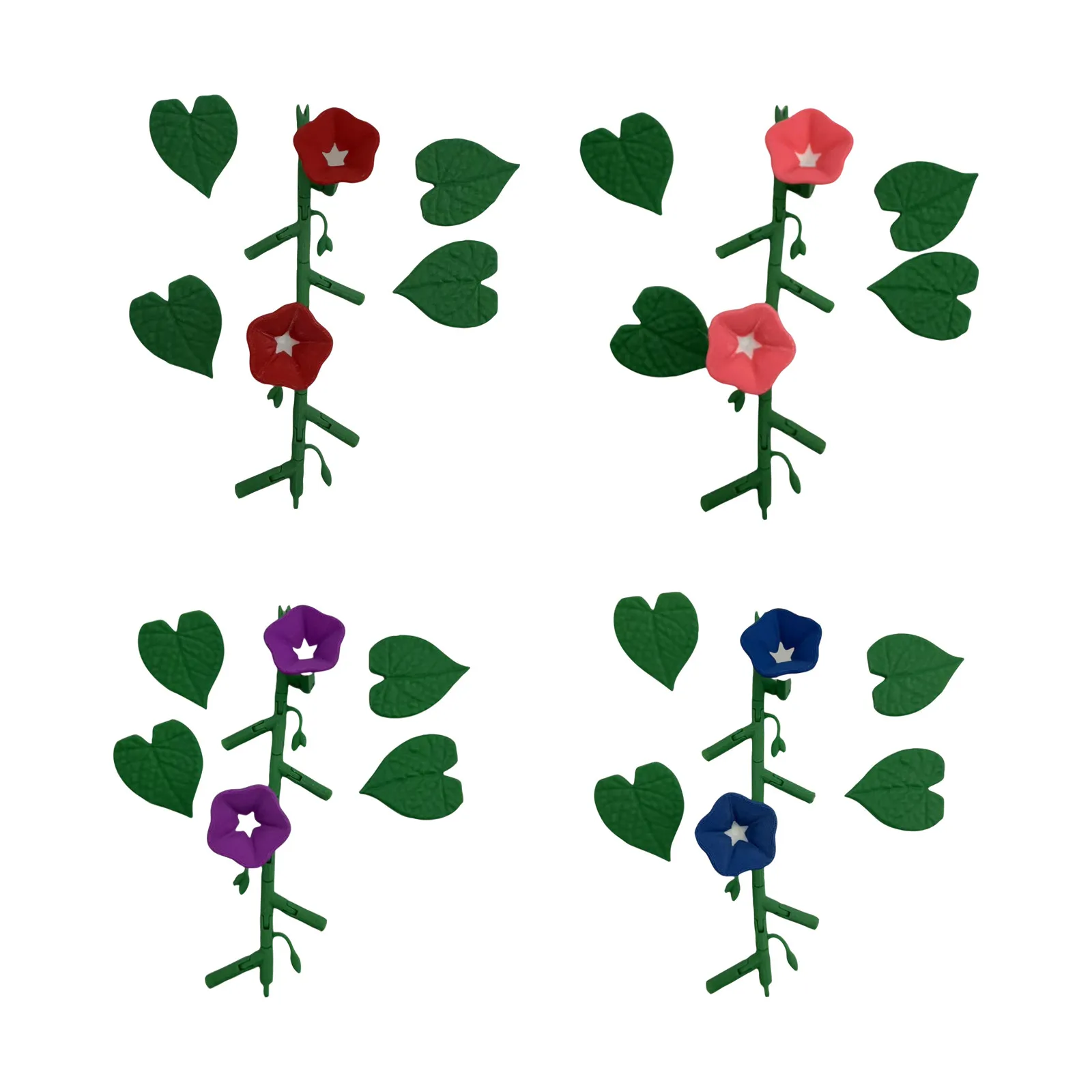 Morning Glory Fridge Magnets 3D Printed Ivy Fridge Magnet Plant Decorative Refrigerator Magnets Home Decoration