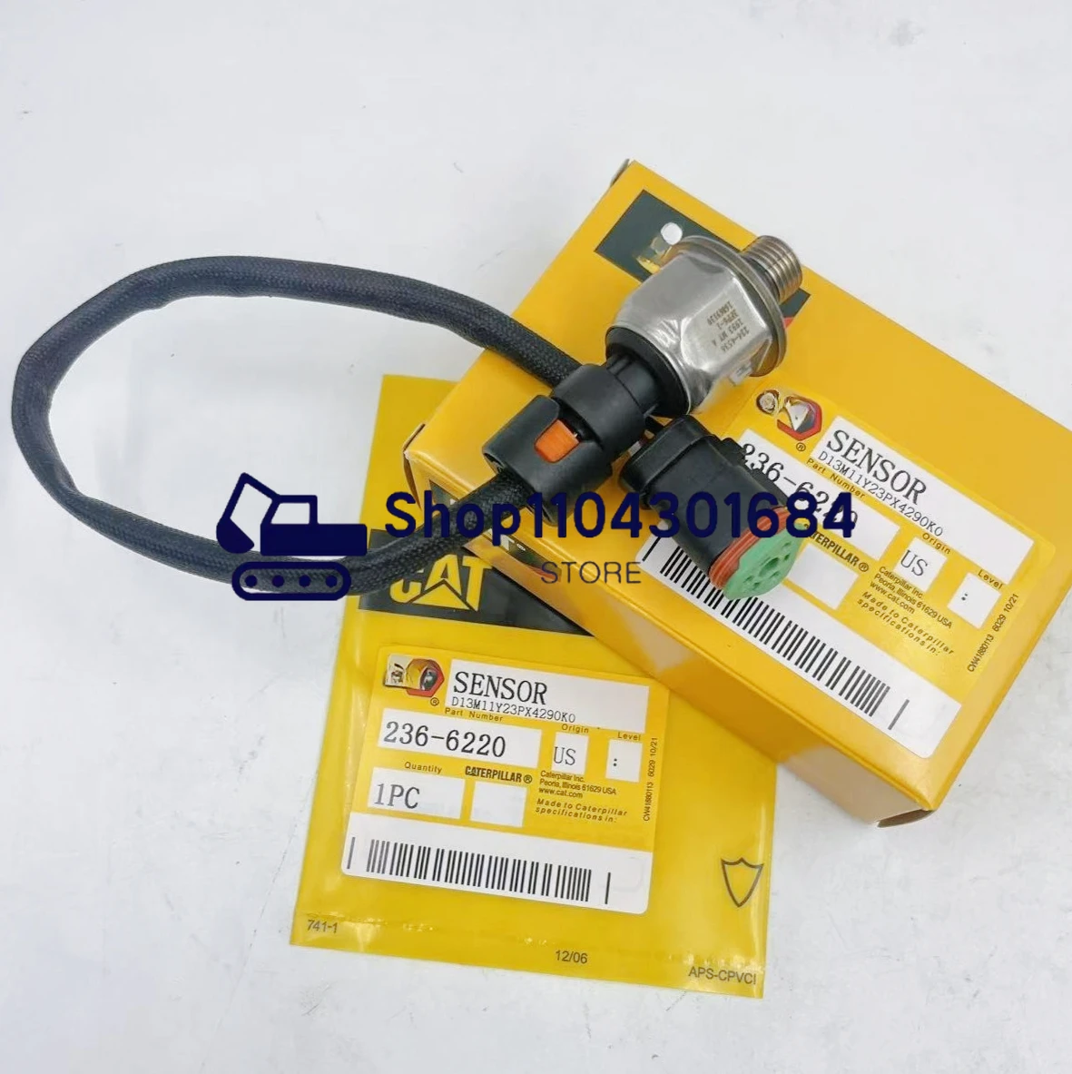 

236-6220 Oil Pressure Sensor 2366220 for Caterpillars E330C E322C Excavator Parts