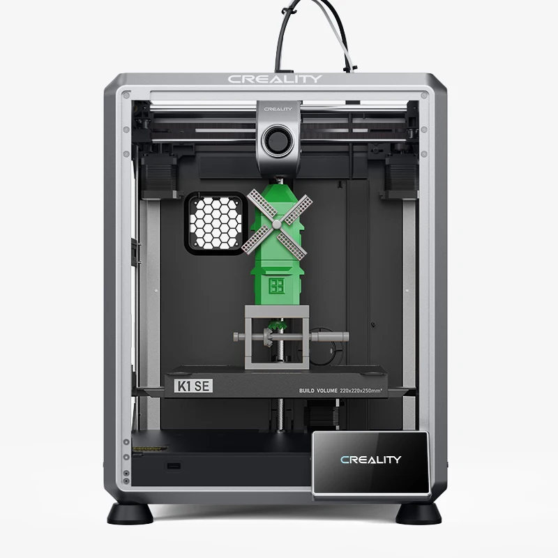 Impresora 3D Creality K1SE / K1C Speedy actualizada máx. Extrusora de accionamiento directo de doble engranaje, velocidad de impresión Hotend de