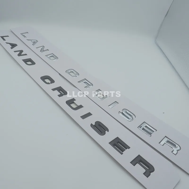 لتويوتا لاند كروزر 300 LC300 VXR GXR 2021-2023 ثلاثية الأبعاد ABS رسالة ملصق الباب الخلفي شارة شعار التعديل الخارجي ملصق #2