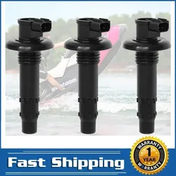 3pcs Ignition Coil Stick Fit For SeaDoo GTX RXT RXP GTI GTS GTR Wake 130 155 185 215 255 260 HP 420664020 296000307 290664020