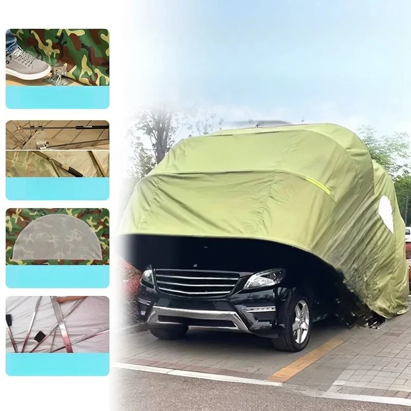 Hot Selling Electric Automatic Folding Carport Telescopic Outdoor Sunscreen Awning Mobile Parking Shed