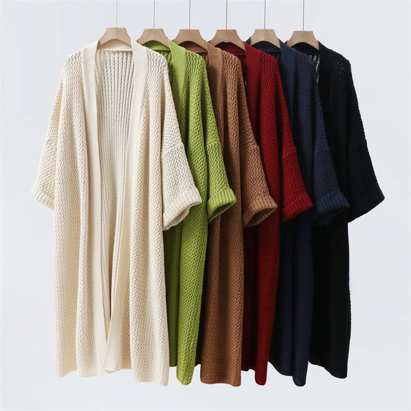 Winter New Loose Neck Jackets Knitted