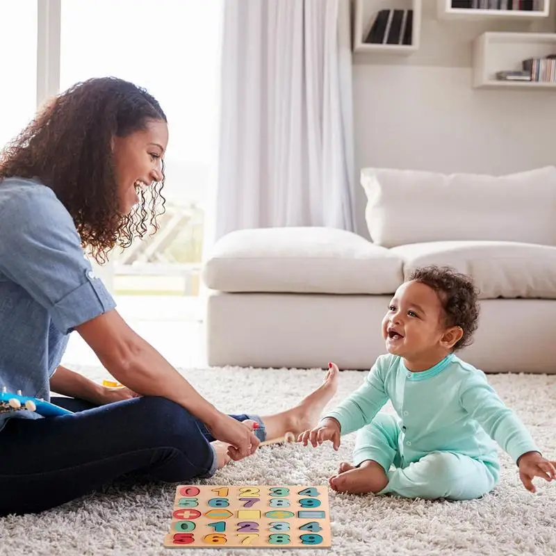 Wooden Animal Alphabet Puzzle Board For Toddlers Montessori Educational Preschool Learning Letters Puzzle For 2-5-year-old Kid