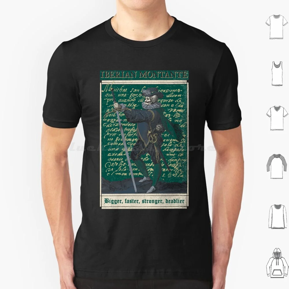 Iberian Green Stud T Shirt 6xl Cotton Cool Tee Hema Upright Sword Recorded Engraving Godinho