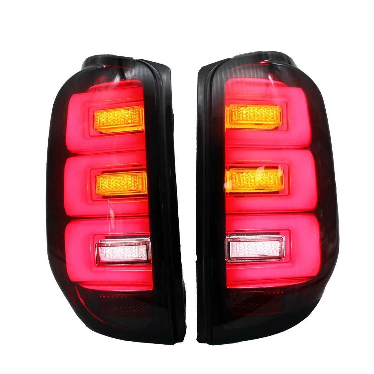 

JunCar для MB Triton L200 2005-2014 светодиодный задний фонарь в сборе, модернизированный стоп-сигнал, противотуманный фонарь