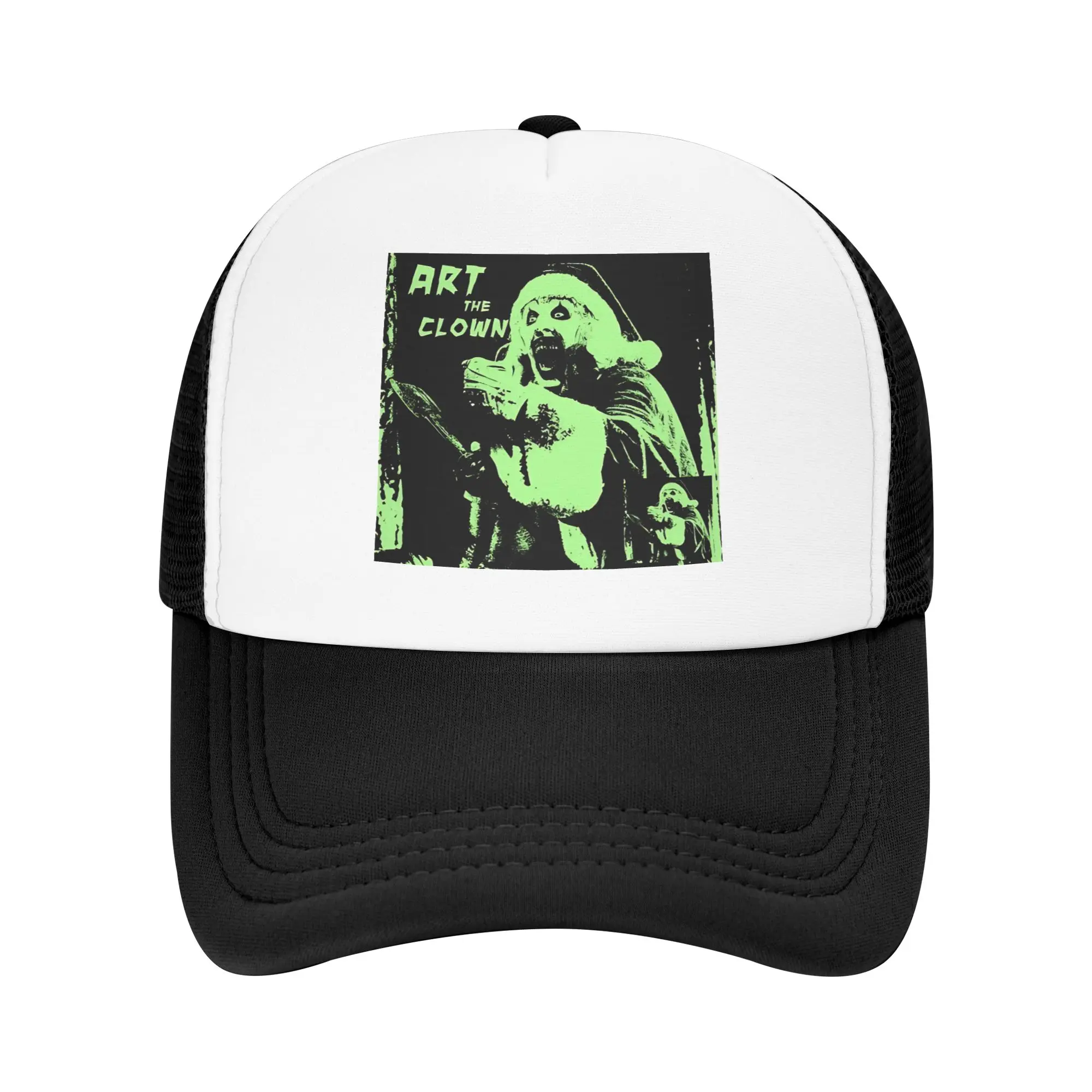 Kunst Der Clown Sun Hats Terrifier Couple Women Mesh Trucker Hat Sunscreen Print Outdoor Gym Baseball Caps Birthday Present