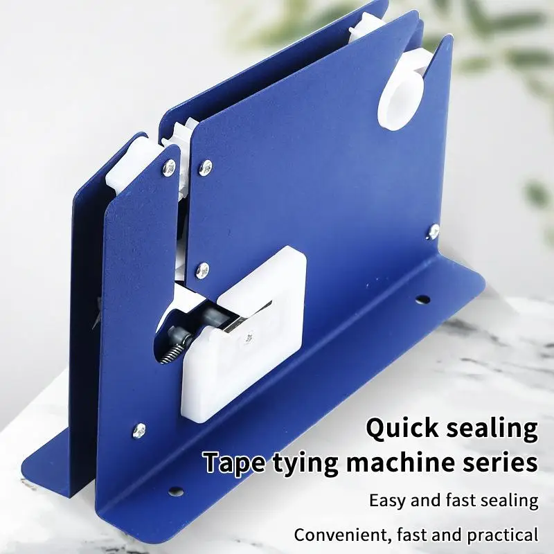 Bag Neck Sealer Tape Dispenser Poly Bag Packaging Sealer Metal Sealer Machine Supermarket Store
