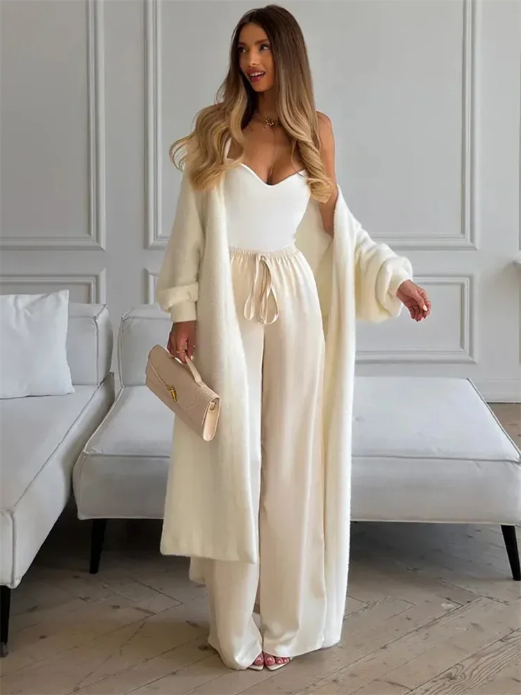 

Tossy Autumn Knit Sweater Cardigan Outwear Female Lace-Up Loose Long Sleeve Casual Patchwork Coat Women's Knitwear Cardigan 2025