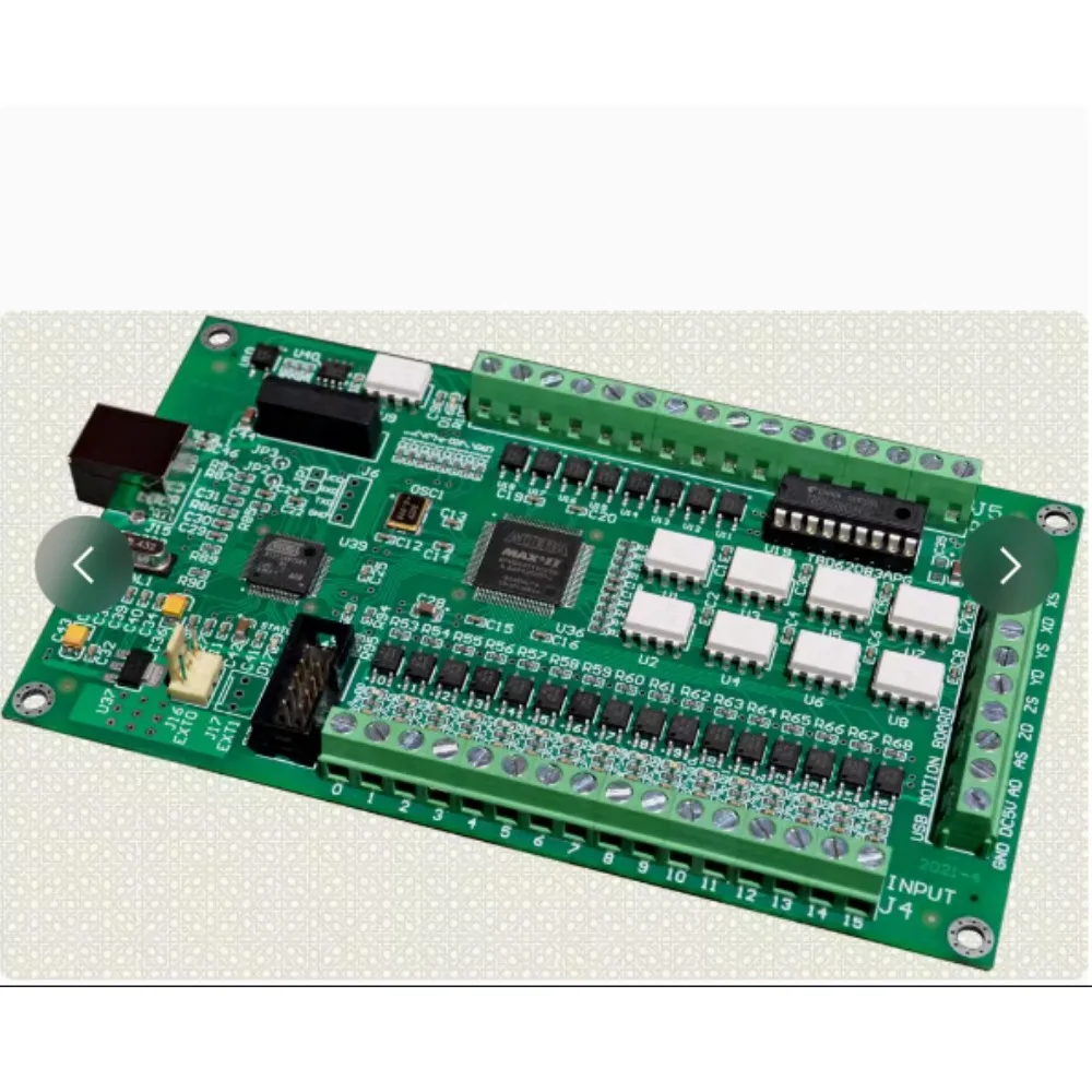 4 축 CNC USB 카드 Mach3 마하 200KHz 브레이크 아웃 보드 인터페이스 지원, Win 7