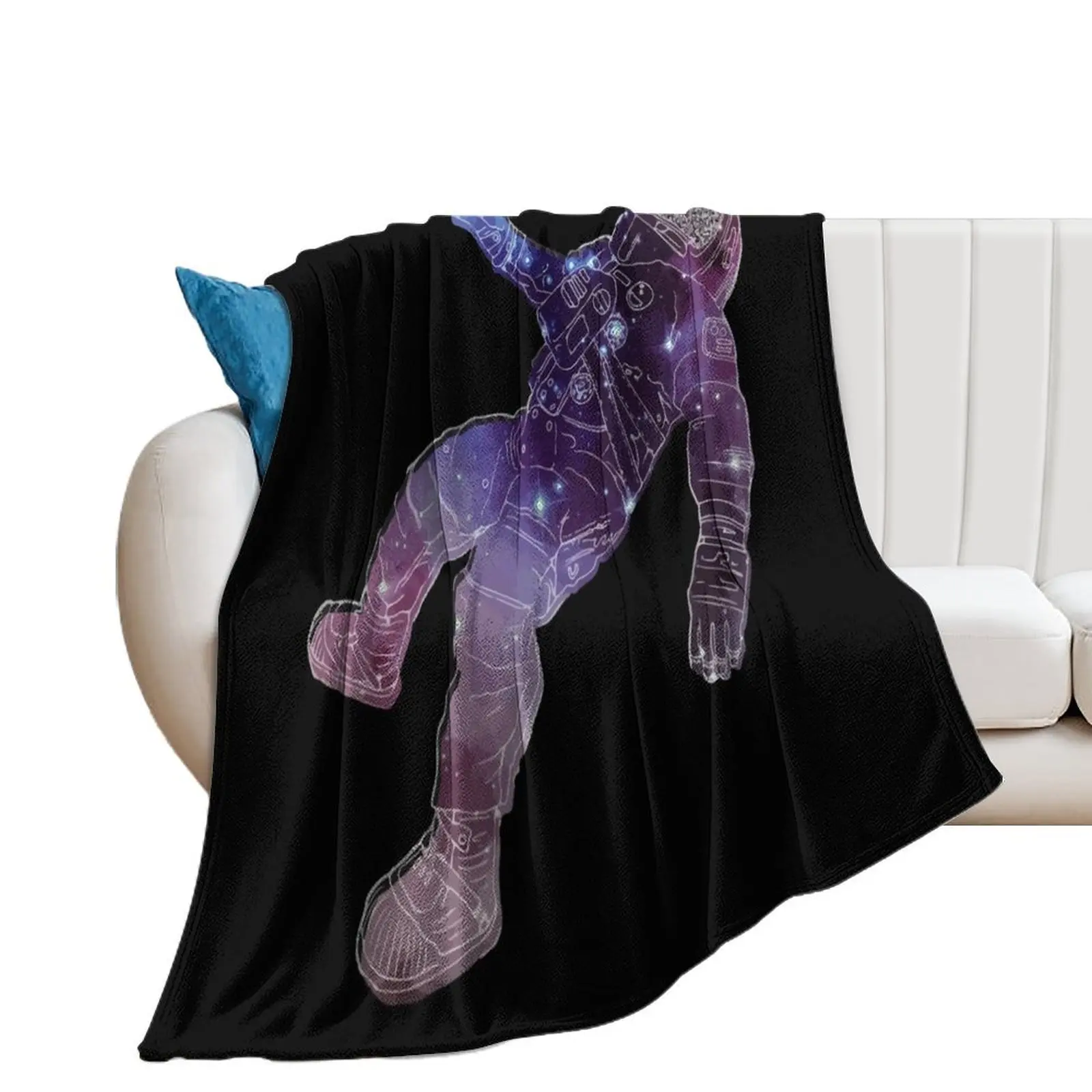 

The Blue Stones Band Astronaut - Black Holes Album Throw Blanket anime Beach Blankets