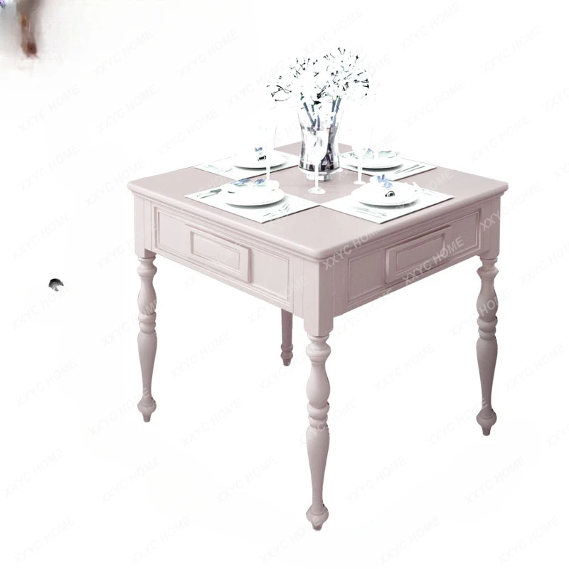 

Household Electric Mahjong Table Solid Wood Dining Table Pure Solid Wood Eight-Immortal Table Automatic Mahjong Machine