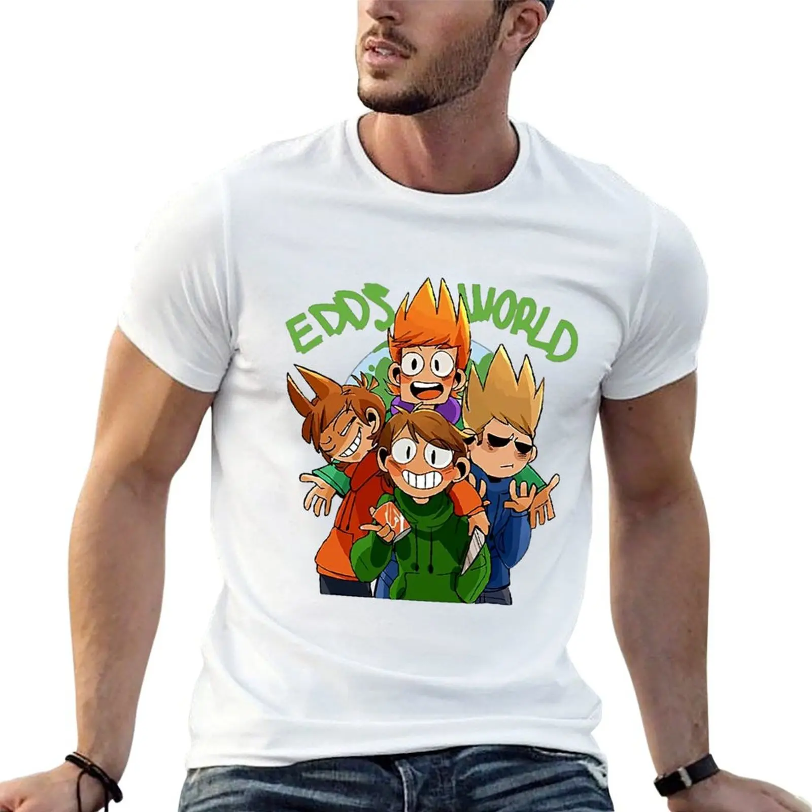 

Kloudave Eddsworld Толстовка с капюшоном унисекс с анимированными товарами для женщин и мужчин, футболка из мягкой ткани для подростков, мужские хлопковые футболки