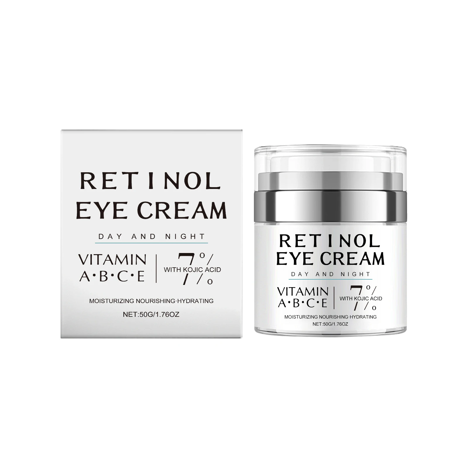 Crème pour les yeux au rétinol pour l'élimination des cernes contre le vieillissement, Anti-rides, traitements gonflés pour les yeux, crème d'élimination des graisses sous les yeux