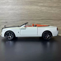 1:24 Rolls Royces Dawn Alloy Luxy Car Model Diecasts Metal Toy Vehicles Car Model Simulation Sound and Light Childrens Toys Gift