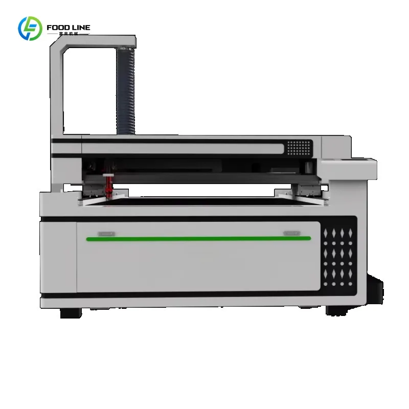 Customized Desktop Double Head CO2 Laser Cutter High Speed Engraving Equipment 1300x2500mm for Non-metallic Materials
