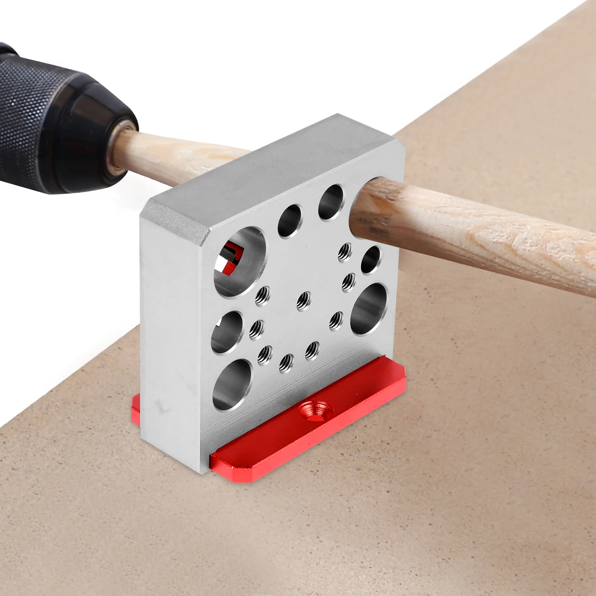 Imagem -05 - Dowel Maker Jig Kit Furos Liga de Alumínio Haste Redonda Varas Métrico 820 mm Novo Ajustável