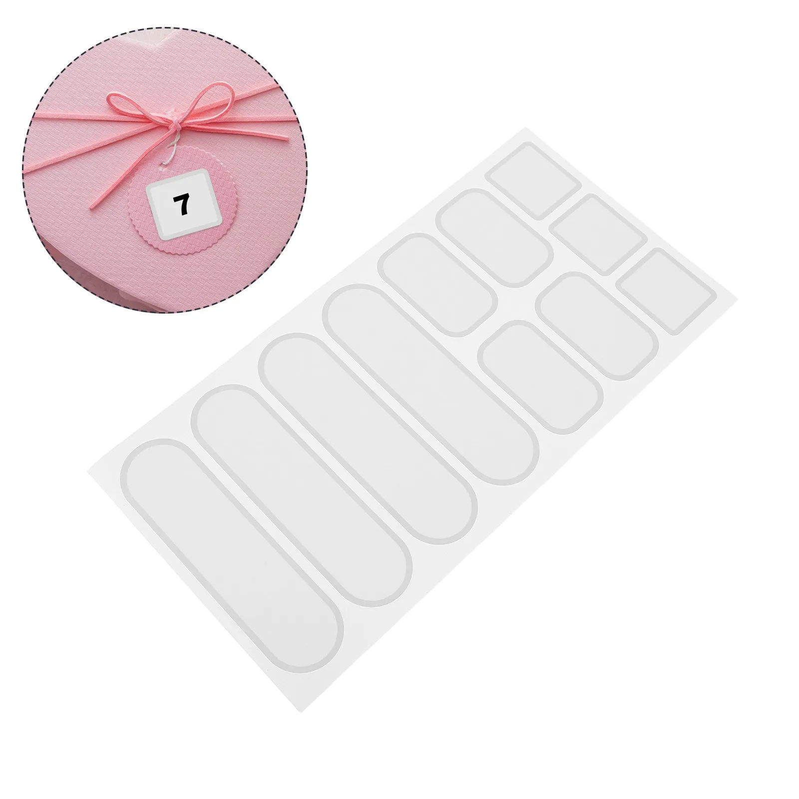 264Pcs Waterproof Handwritten Labels Removable Writable Kitchen Pantry Labels for Containers Glass Jars Bottles Food Storage