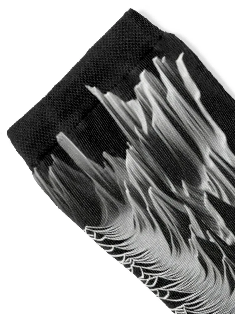 Joy Division black and white - Engraved metal dark illustrations Goth collection by Red Siri0 ( Joy Division - post punk ) Socks