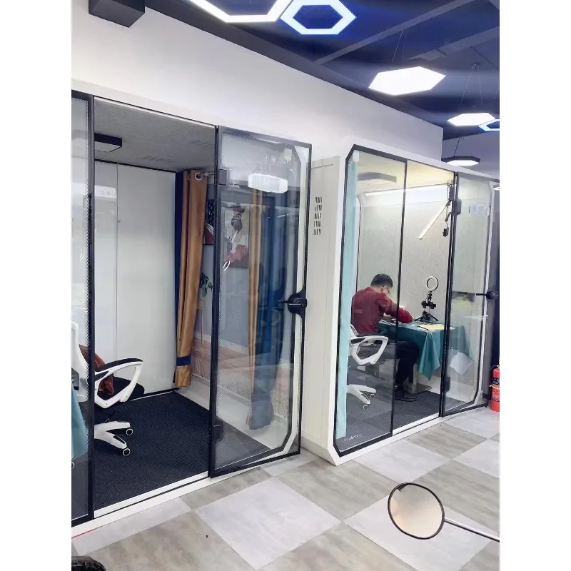 Home Soundproof Booth for Recording and Practice, Portable Voice Isolation Booth for Apartment Use, Music Singing Studio Pod