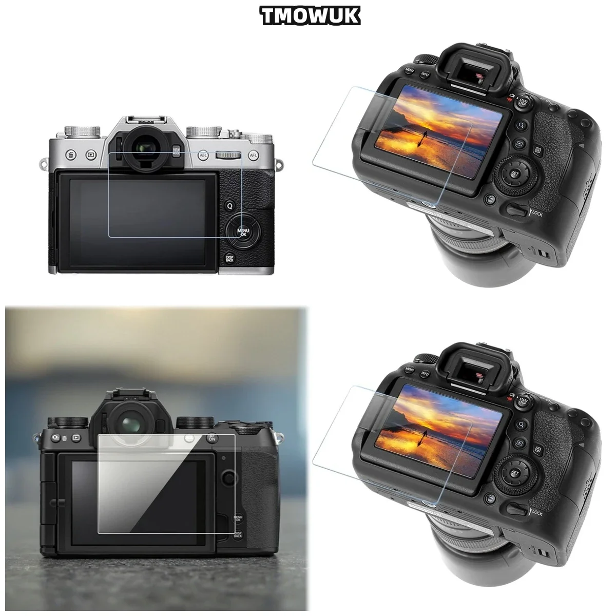 For Fujifilm X-T10 T20 T30 M1 A1 A2 E2 E3 X30 XF10 XS10 XS20 Tempered Glass Film Screen Cover Guard Protector