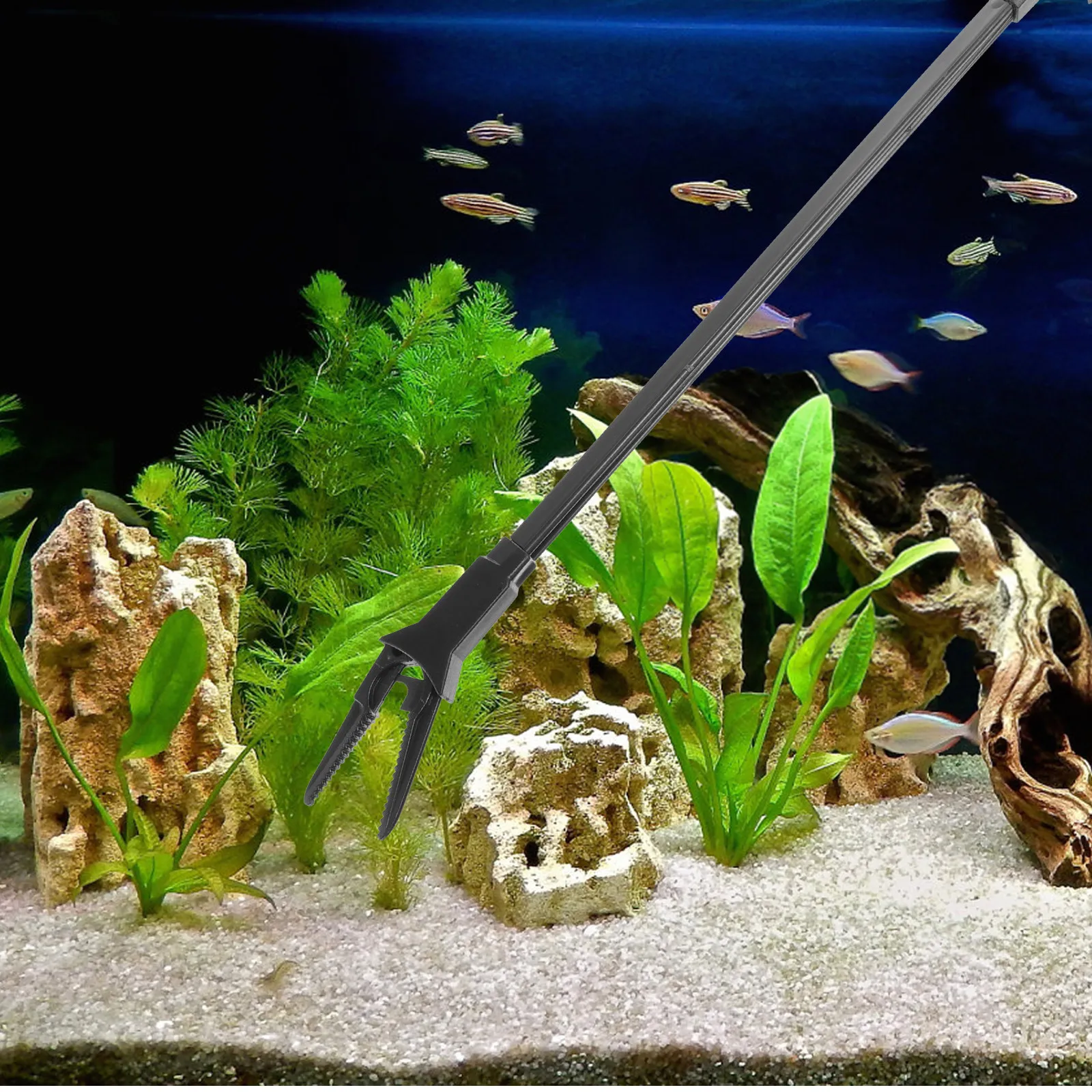 2Pcs Aquarium Water Plant Twee - Planted Clip Tweezers recension och pris